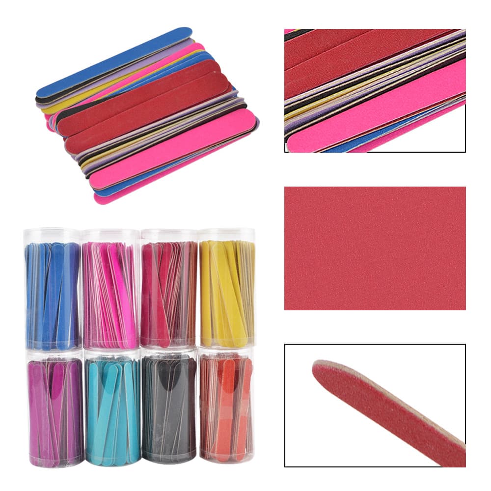 Manicure wood chip file Beauty wood file Nail file Sandpaper wood chip file Manicure supplies Canned wood chip file