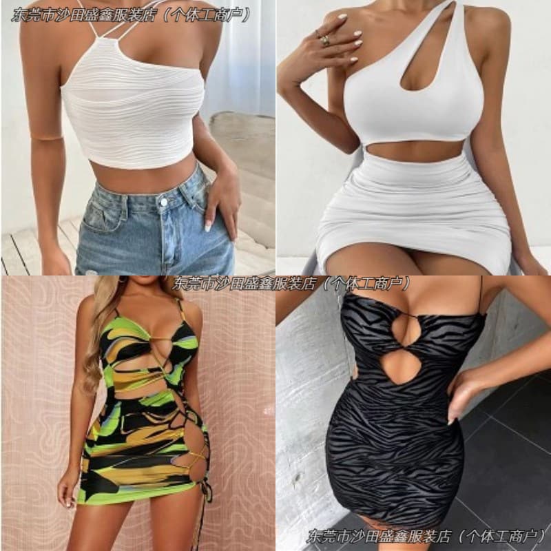 2026 New Foreign Trade Fashion Mixed Women's Clothing New Top Sexy Cross-border Spring/Summer Hot Girl Style S Hot Girl Source Wholesale