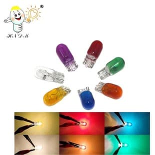 Car Bulb T10 W5W Dashboard Light, Clearance Light, Turn Signal Light, Interior Dome Light, Tail Light, License Plate Light