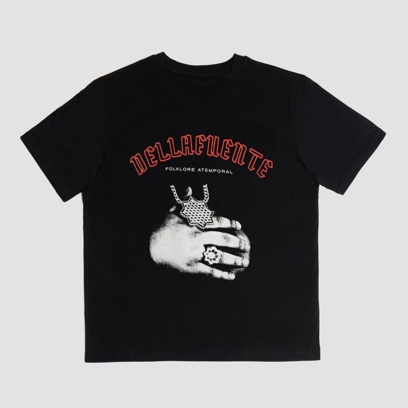 Cross-border European Size Dellafuente Graphic T-shirt Streetwear Men Women Ove