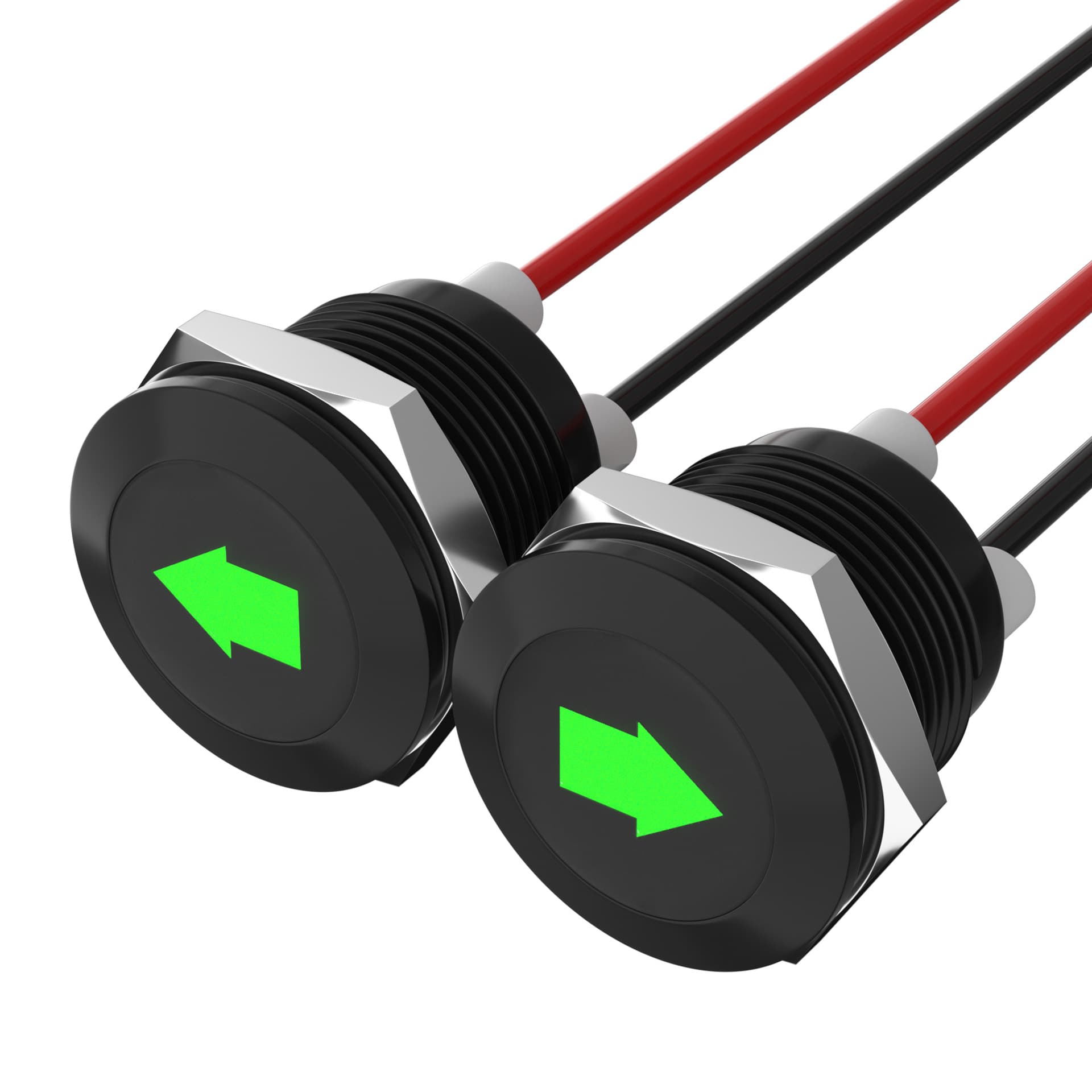 IP67 waterproof 12mm metal signal light, waterproof signal indicator, LED indicator, power indicator.