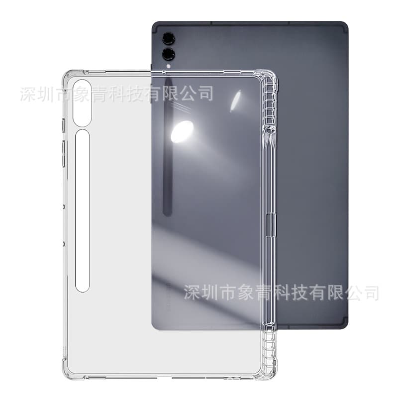 Compatible with TAB S10FE Pen Slot Shockproof Transparent Slim Samsung S10 Pen Slot 10FE Plus Pen Slot Case