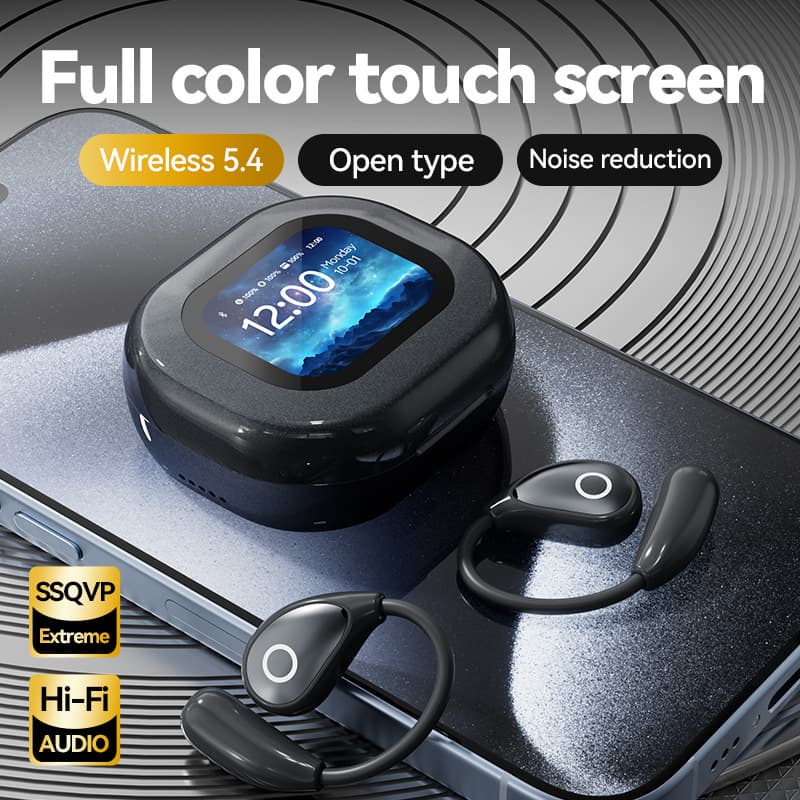 New Cross-Border Bluetooth Headset M94 Ultra-Long Battery Life with Screen, Over-Ear Wireless Smart Headset, Hot-Selling Over-Ear Style