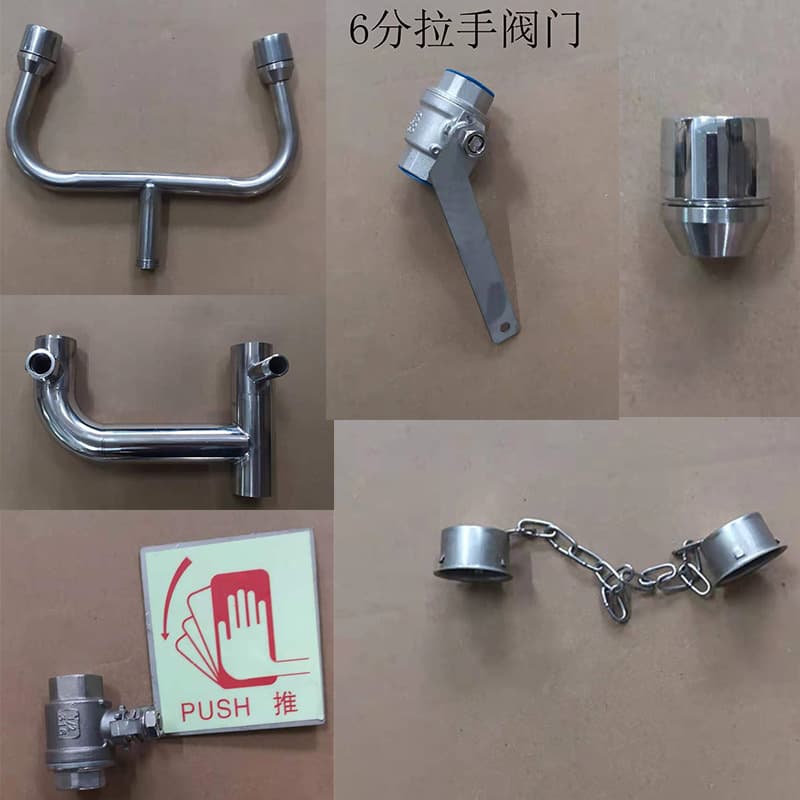 New large cover foot pedal composite 304 stainless steel emergency spray eyewash chemical factory emergency shower eyewash