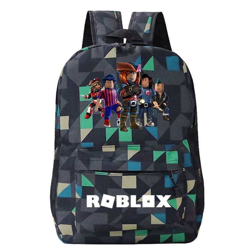 Roblox game peripheral starry sky men and women backpack computer bag high school student bag burden reduction design backpack