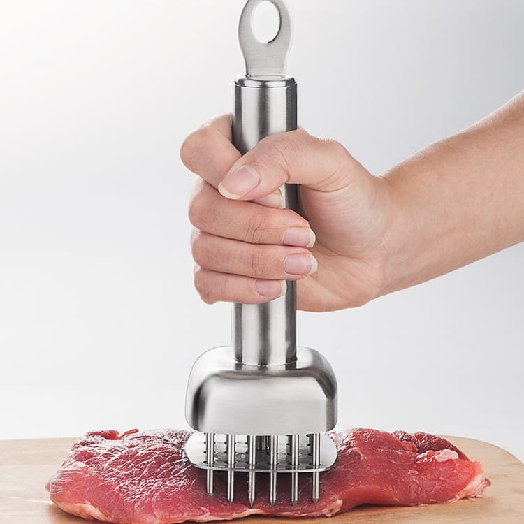 304 Stainless Steel Meat Tenderizer Needle, Steak Needle, Tenderizer Needle, Meat Hammer Tool, Tendon Breaker, Braised Meat Skewer, Roast Meat Piercer