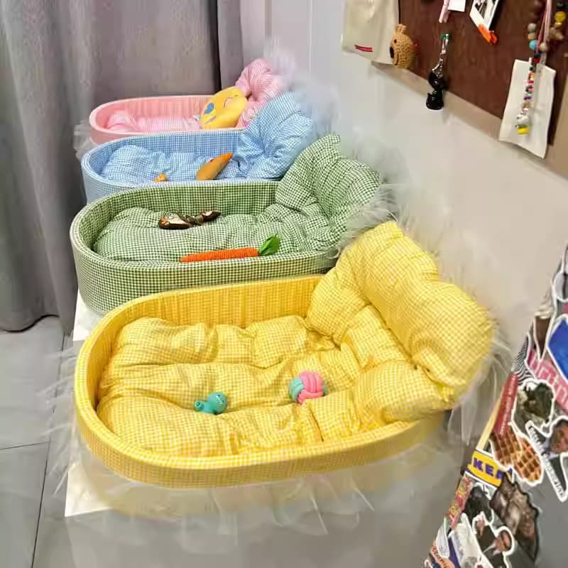 In Stock Fast Shipping Cross-border Pet Bed Dog Bed All-Season Winter Dopamine Cat Bed Deep Sleep Pet Supplies