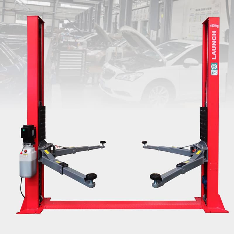 4000KG Elevator Economical Base Plate Column Automotive Hydraulic Two-Post Lift Car Repair Equipment Tool
