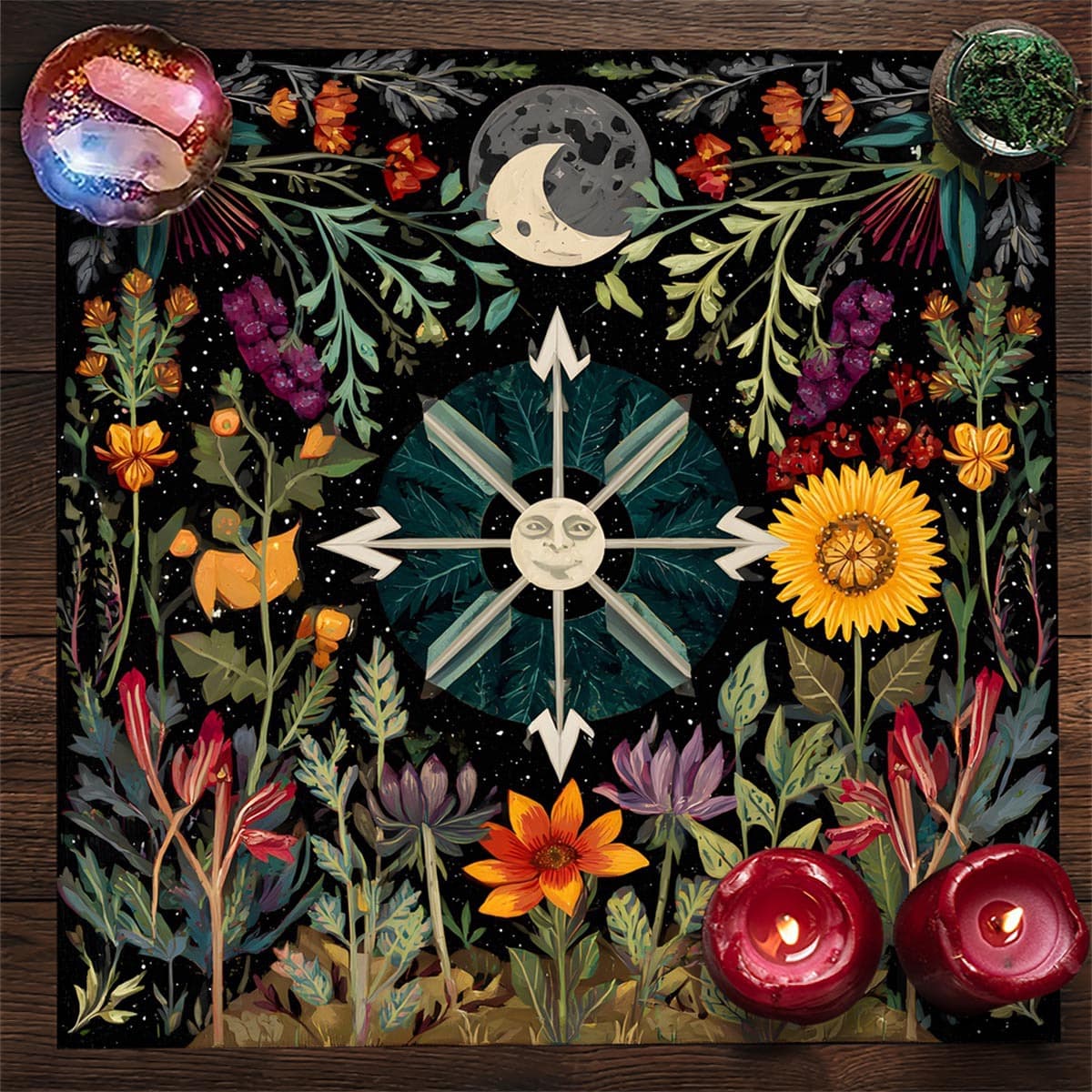 Tarot Tablecloth Tarot Table Cloth Mat Room Decoration Cloth