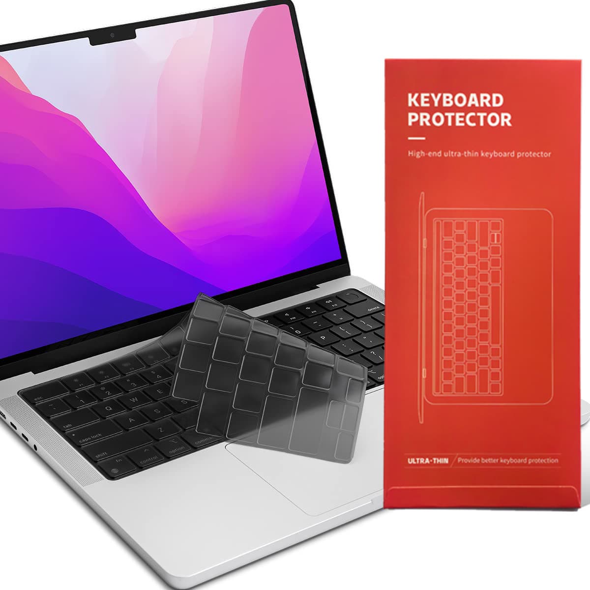 Cross-Border Popular Model Suitable for Apple Keyboard Film MacBook Computer Air Notebook 16inch Dustproof Keyboard Protective Film