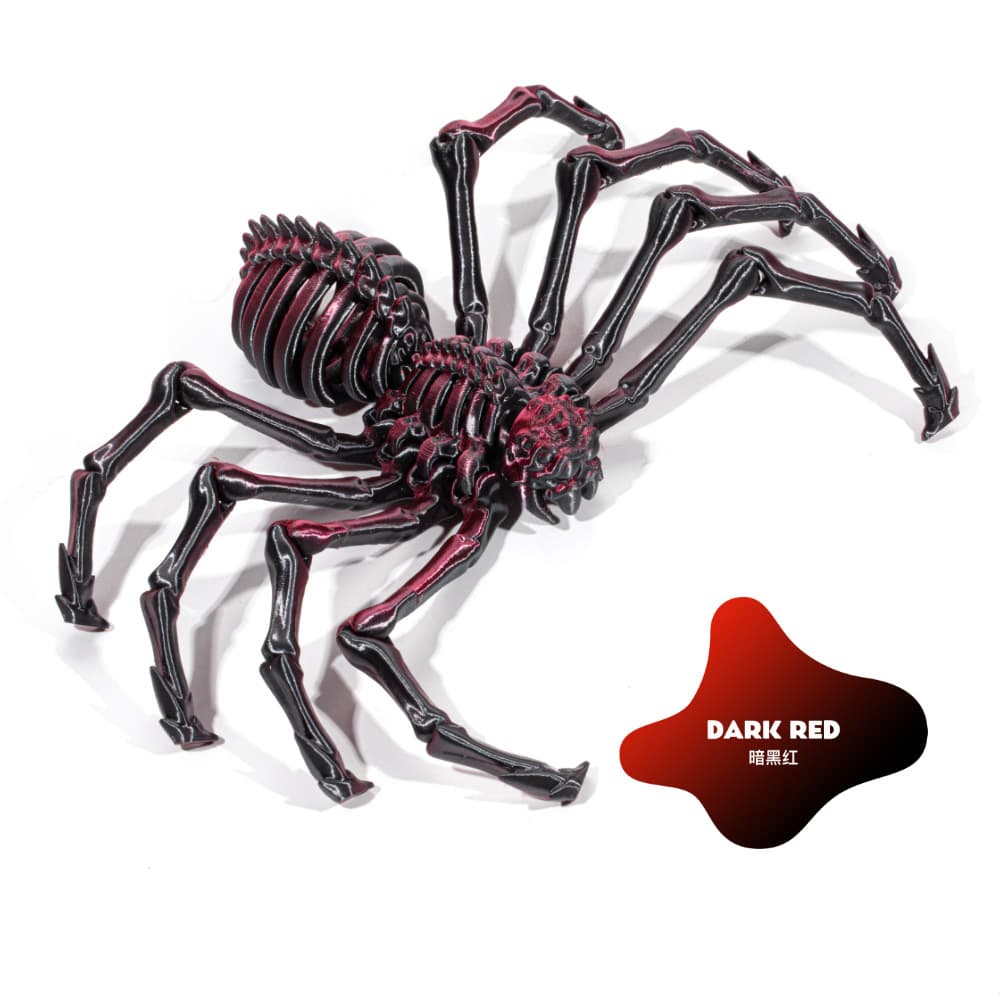 3D Printed Amazon Articulated Spider Toy with Flexible Joints, One-Piece Movable Model