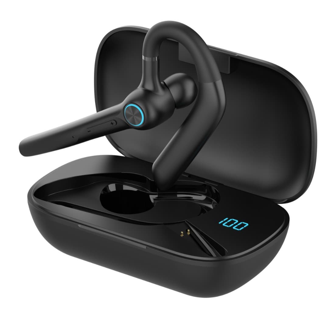 Amazon and AliExpress Hot Selling Wireless Business On-Ear Bluetooth Earbud G3 Single Ear ENC Dual Mic Noise Canceling Cross-Border