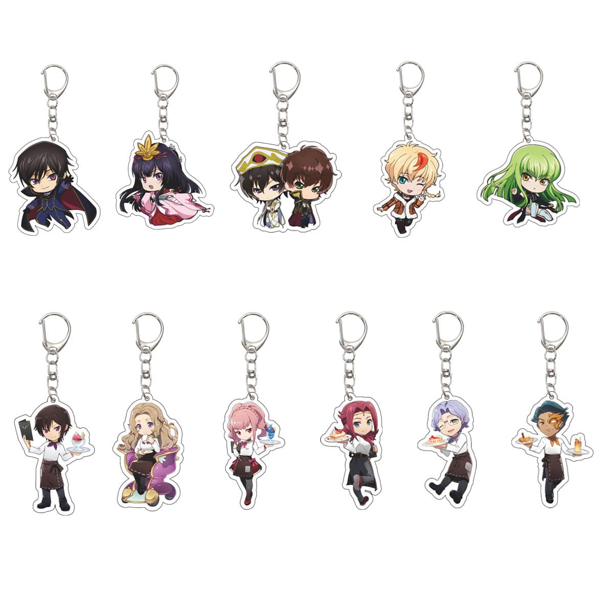 [Rebel Lelouch] 5.5cm Acrylic Keychain Anime Peripheral Bag Pendant