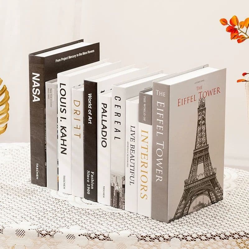Imitation Book Ornament Simple Modern English Nordic Decor Prop Book Ins Style Photo Study Living Room Table Decoration
