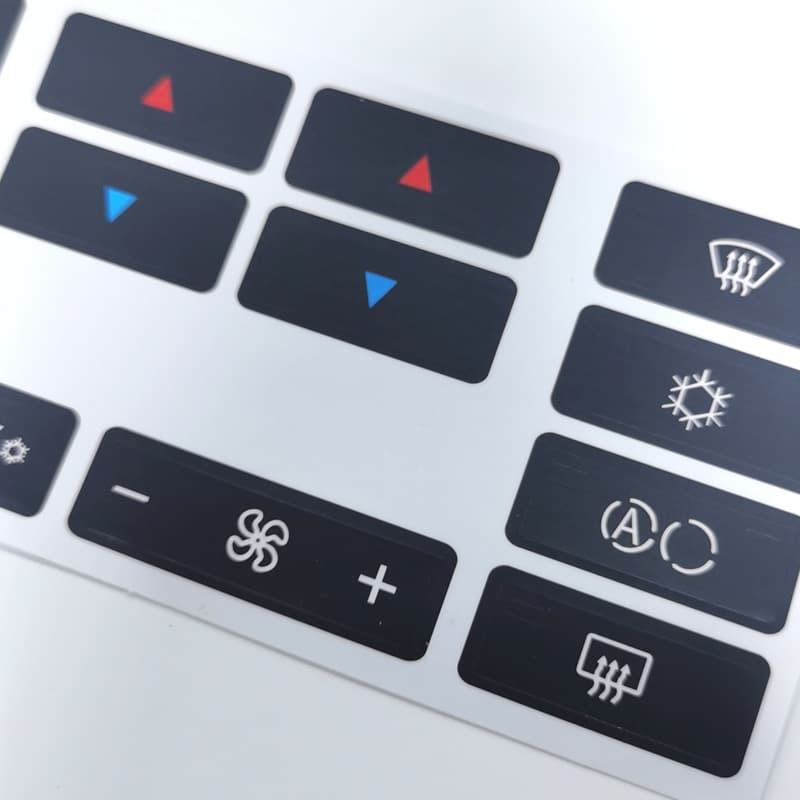 Compatible with BMW 5 Series X5 E53 E39 Air Conditioning Button Repair Sticker AC Switch Fix Decal