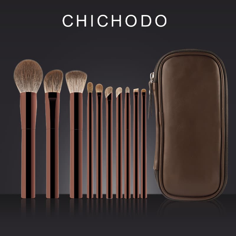 HG10 Animal Hair Makeup Brush Set Makeup Tools Set Beauty Tools Cangzhou Makeup Brush Set