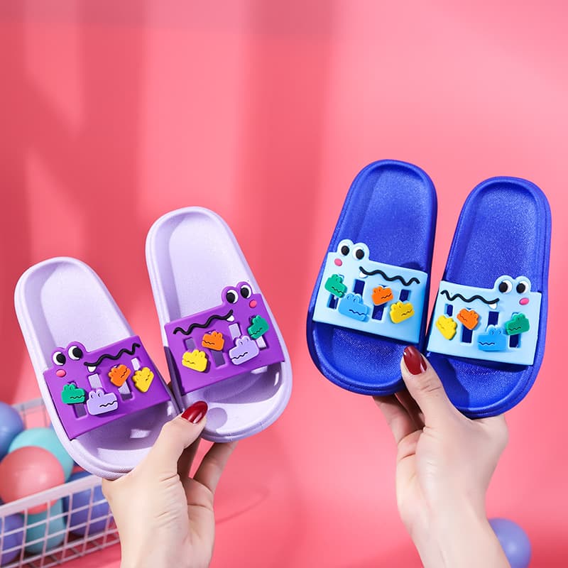 Summer Fashion Hollow Children's Slippers Cartoon Dinosaur Baby Sandals Indoor Boy Girl Kids Slippers Wholesale