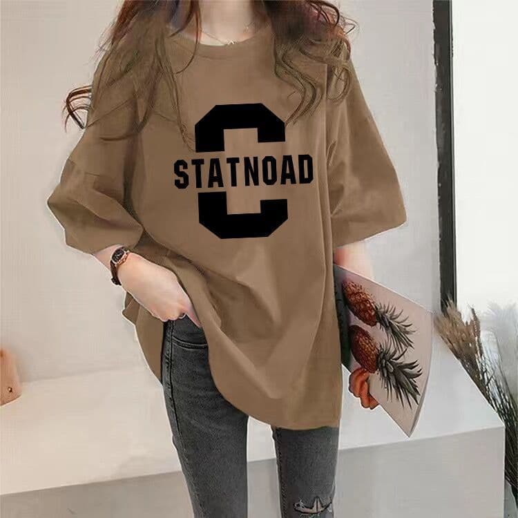 Plus Size Women's Vintage Short Sleeve T-Shirt 2025 New Loose Streetwear Summer 300 Jin Large Size Women's Top