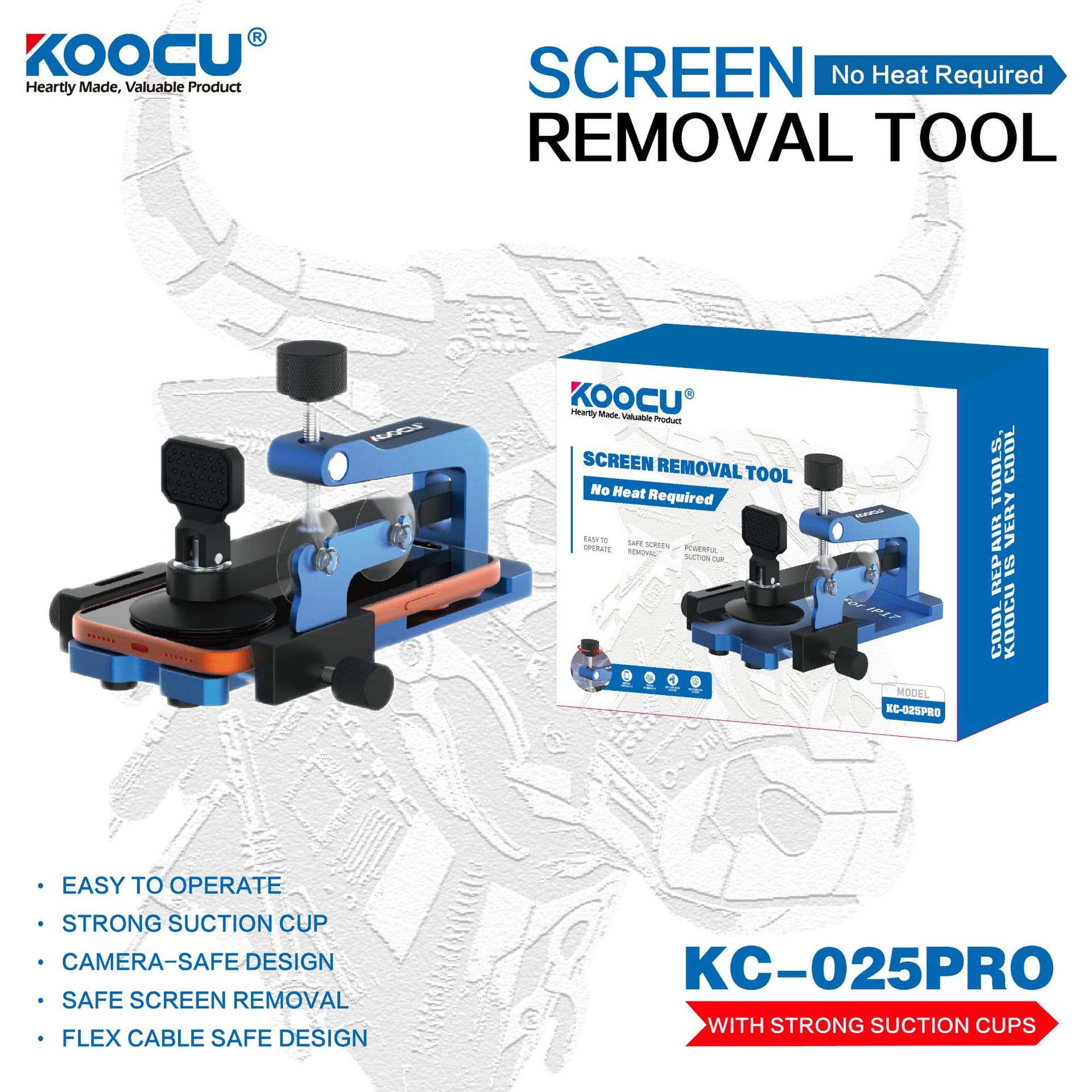 KOOCU Phone Repair Fixture 025PRO Multi-functional Rotating Fixing Clamp for Phone Repair