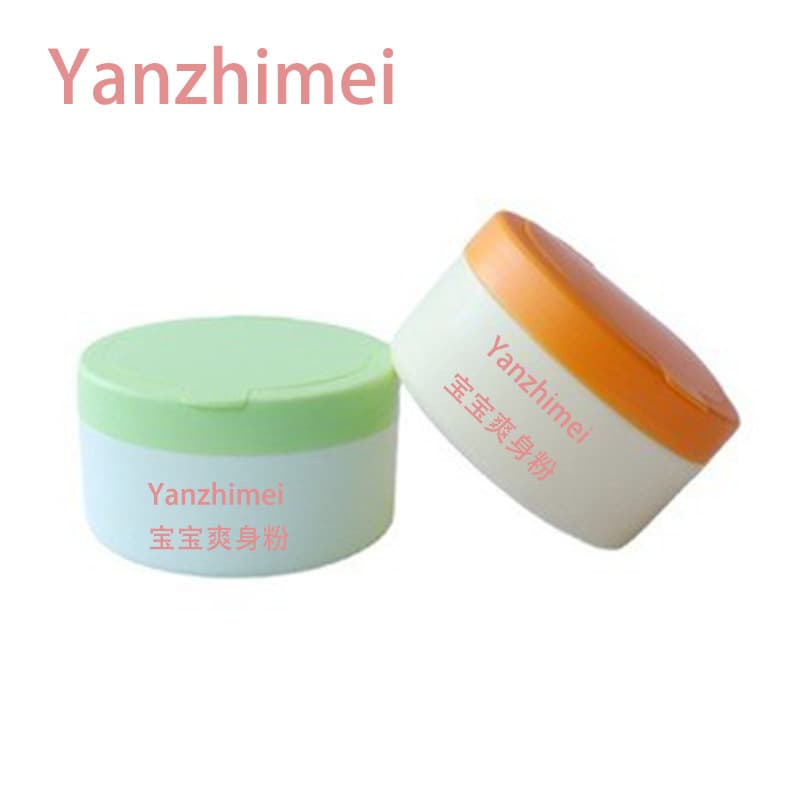 Custom Honeysuckle Baby Powder Box with Puff, Anti-Heat Rash, Sweat-Absorbing Corn Starch Powder