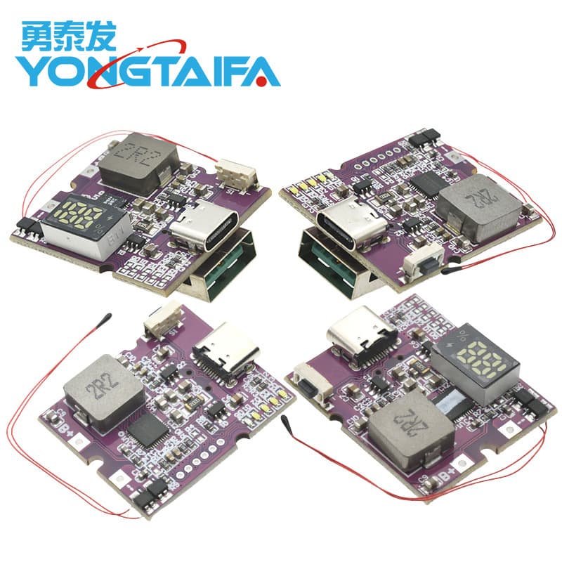 DIY PD/QC Full Protocol Super Fast Charging 22.5W Power Bank Two-Way Fast Charging Mobile Power Module Circuit Board