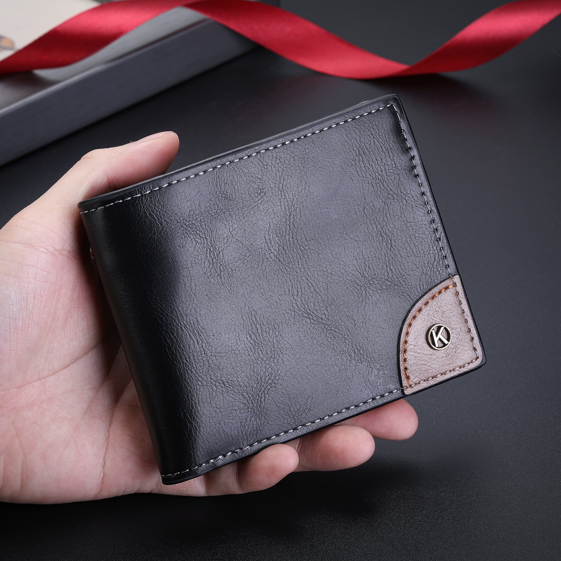 Men's short cross-border wallet European and American retro multi-functional wallet multi-card slot 20% off wallet spot wholesale