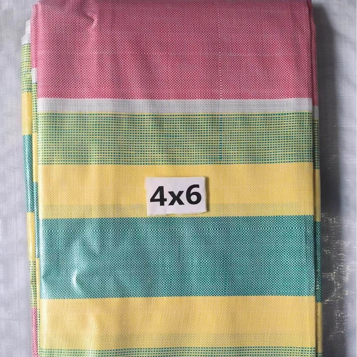 Striped Outdoor Waterproof Tarp Sunshade Insulation Rain Cover Plastic Tarpaulin Thickened Bulk Wholesale Discount Tent Fabric