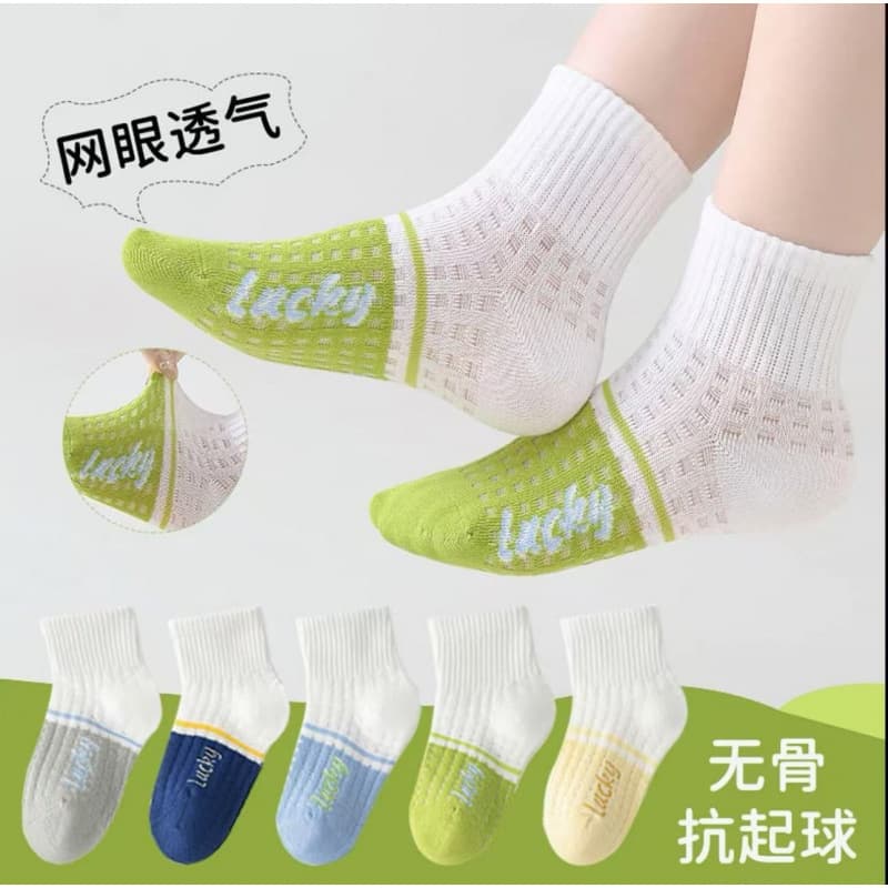 Boys and Girls Socks Summer Thin Breathable Mesh Kids Children Summer Socks Older Children Baby Socks Manufacturer