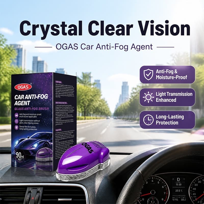 Cross-border Car Glass Anti-fog Spray, Rearview Mirror Rain Repellent, Windshield Glass Spray, Front Film, Interior Window Defogger