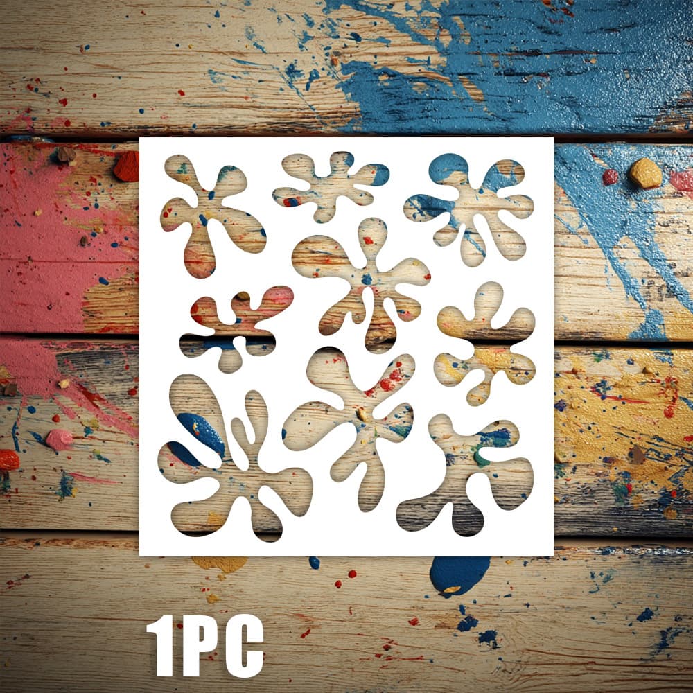 Painting template water stain pattern cross-border hot selling dropshipping painting hollow template wall painting hand tent decoration masking wholesale