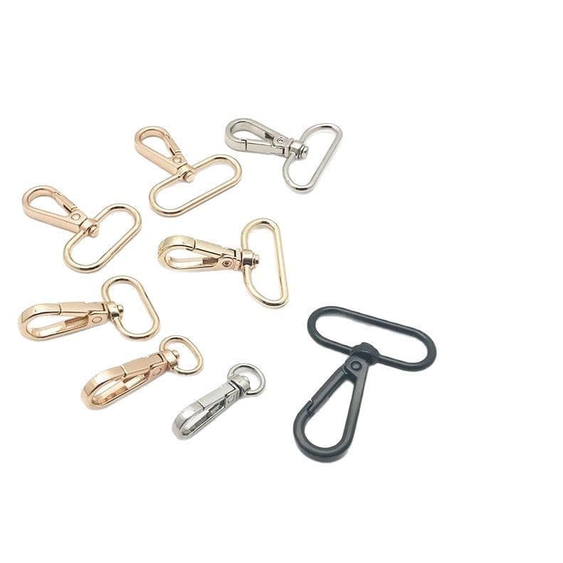 Factory Supply Bag Accessories Zinc Alloy Buckles Die-cast End Plate Buckles Snap Buckles Multiple Sizes Full Colors