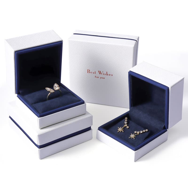 Time-limited Clearance White Jewelry Box Ring Necklace Ear Nail Box Fashion Japanese Pendant Bracelet Box Jewelry Jewelry Box