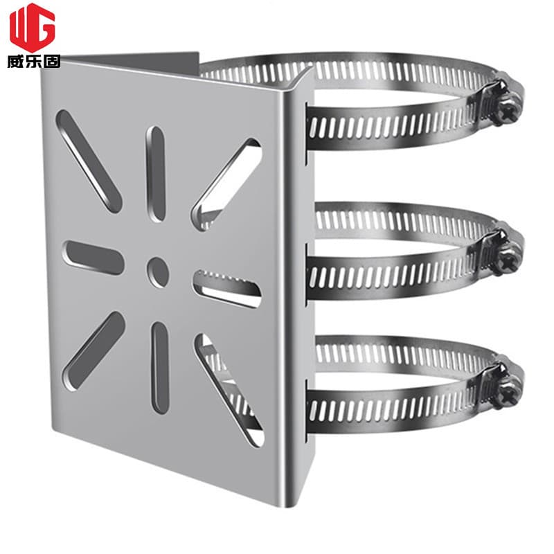 Camera Bracket Mounting Panel Stainless Steel Pole Clamp Mounting Plate Cross-border Supply Japan Multi-purpose Bracket
