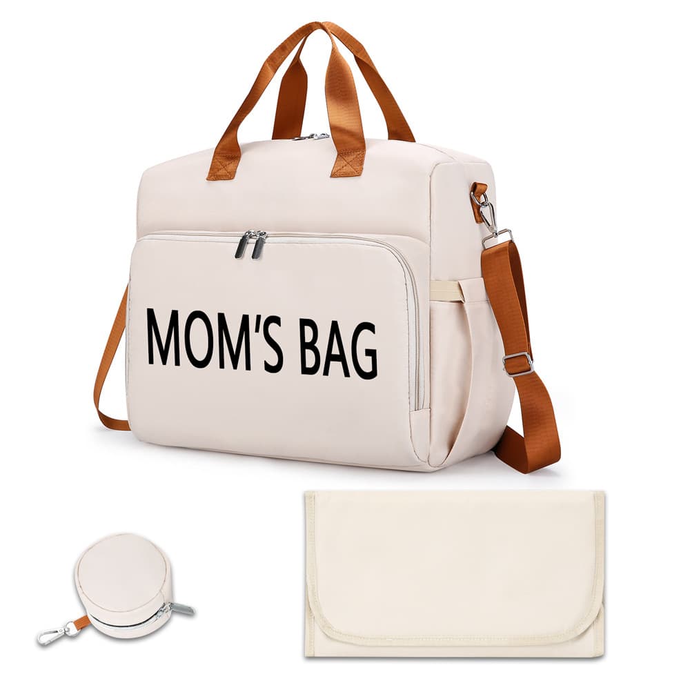 Amazon's new large-capacity multi-functional three-use cross-span insulated mother and baby bag maternity bag mommy bag backpack