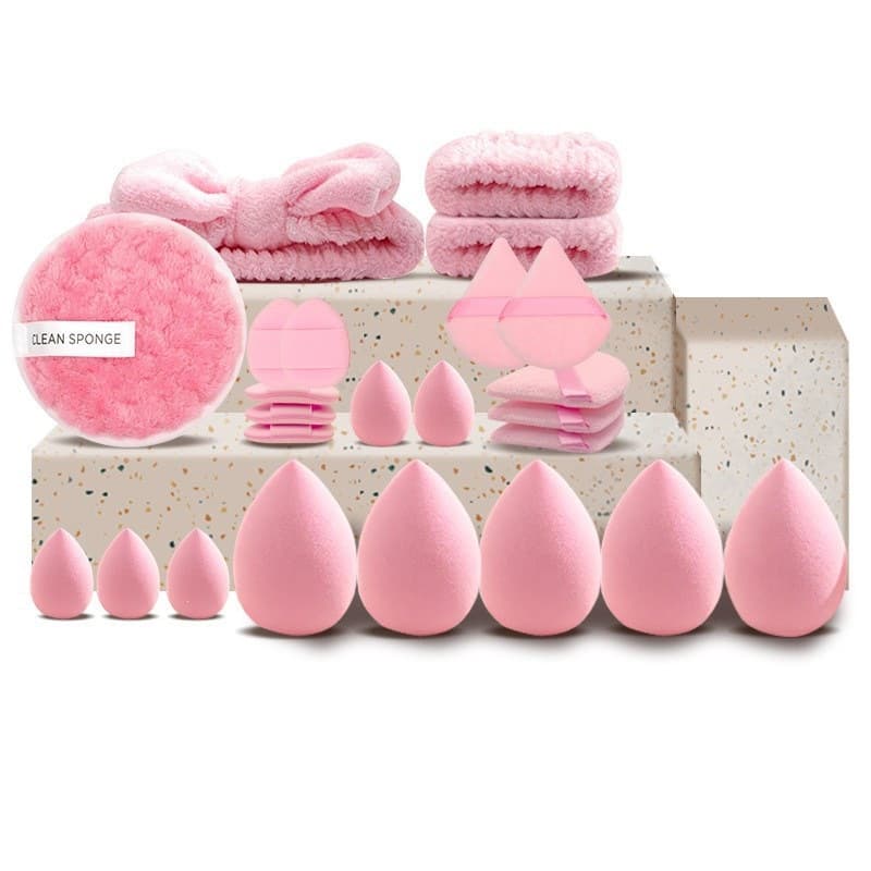 Powder puff 24-piece beauty egg set Cross-border makeup tool set 20-piece set 40-piece set 42-piece set 56-piece set