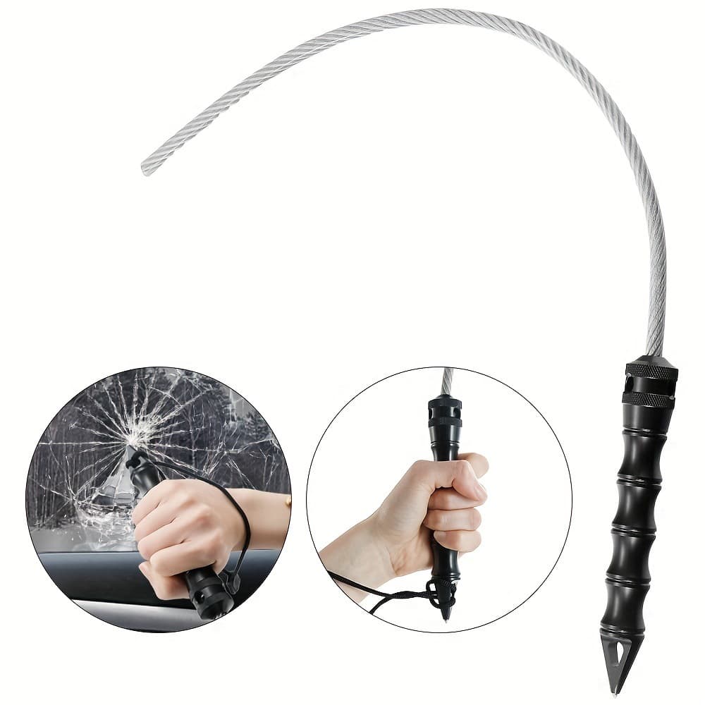 Amazon window breaker self-defense wire whip stab Stinger Whip self-defense viper multi-function tactical whip