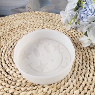 Z0138 Smiling Star Aroma Mold Crystal Resin Silicone Mold DIY Decorative Silicone Mold