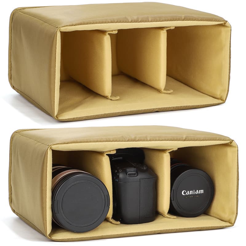 Amazon's new DSLR camera carrying bag features a detachable, independent inner liner that is shockproof, drop-proof, and thickened.