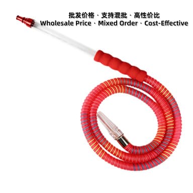 Factory Direct Colorful Hookah Hose Shisha Acrylic Transparent Hookah Hose Bar Hookah Accessories