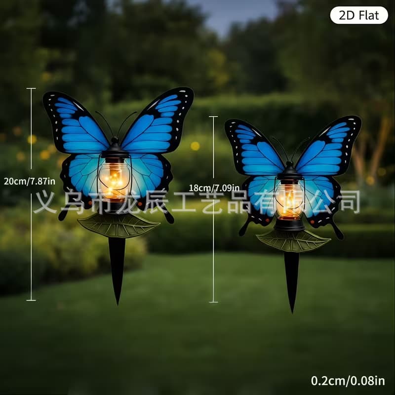 Cross-border Best Seller 2D Flat Acrylic Ground Stake Outdoor Garden Lawn Decoration Sign