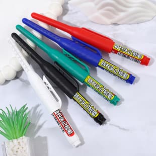 45mm Long Tip Marker Oil-based Waterproof Long Nozzle Carpenter Pen Multi-purpose Deep Hole Marking Pen for Construction Decoration Wholesale