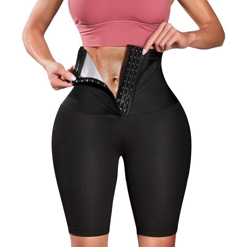 Sauna Sweat vest Pants for Women High Waist Slimming Shorts