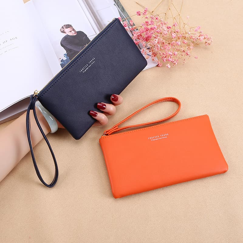 2026 Korean Style Zipper Clutch Wallet Coin Purse New Women's Long Wallet Large Capacity Fashion Versatile