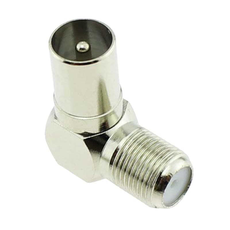All-copper RF male/F female to 9.5 male/imperial F head to cable TV right-angle plug elbow