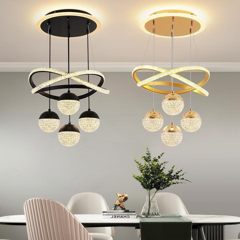 Living room, bedroom, dining room lamp chandelier, simple, elegant, light, luxurious and high-end, household eye protection, high-end Zhongshan lamps