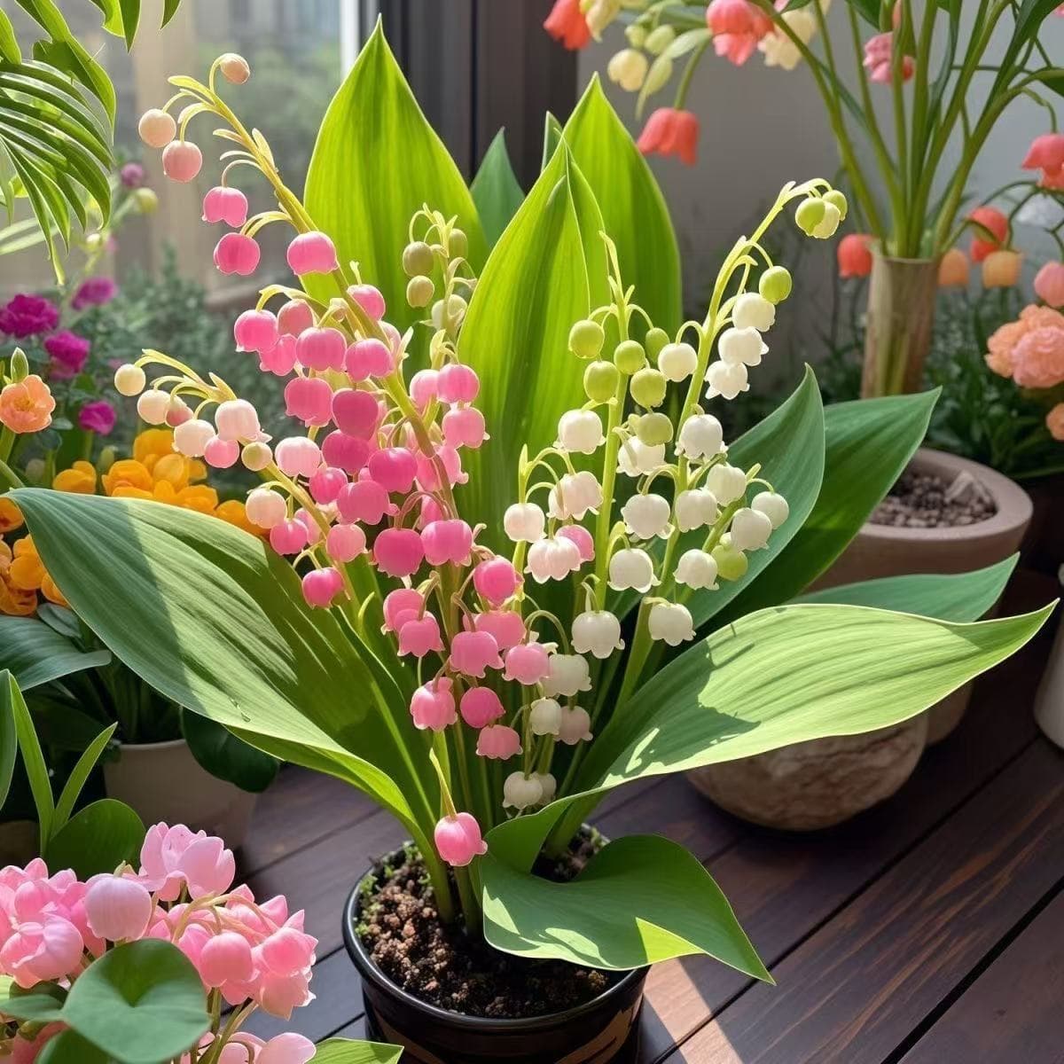 Flower Seeds, Cold-Resistant Easy-to-Grow Plants, Imported Cold-Tolerant Seeds, Four-Season Blooming Green Plants, Lily of the Valley Seeds