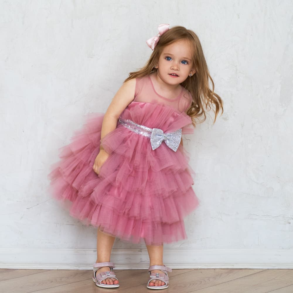 Cross-border Children's Princess Cake Dress, Baby Girl's Birthday Banquet Dress, Infant Dress