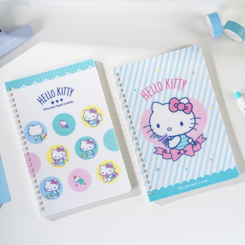 YueZheng Original Hello Kitty Spiral Notebook B5 Thick A5 Lined Notebook for Students Journal Stationery