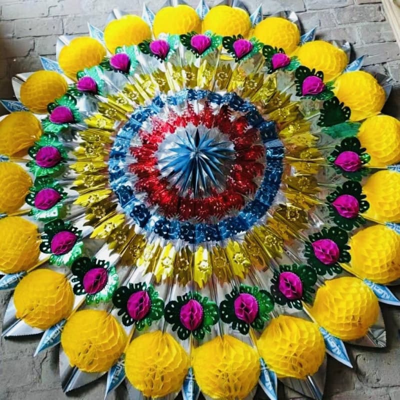 Funeral Bright Wreath Heart 2m Wreath Surface Base Color Mixed Balls Without Stand Wreath Face for White Affairs