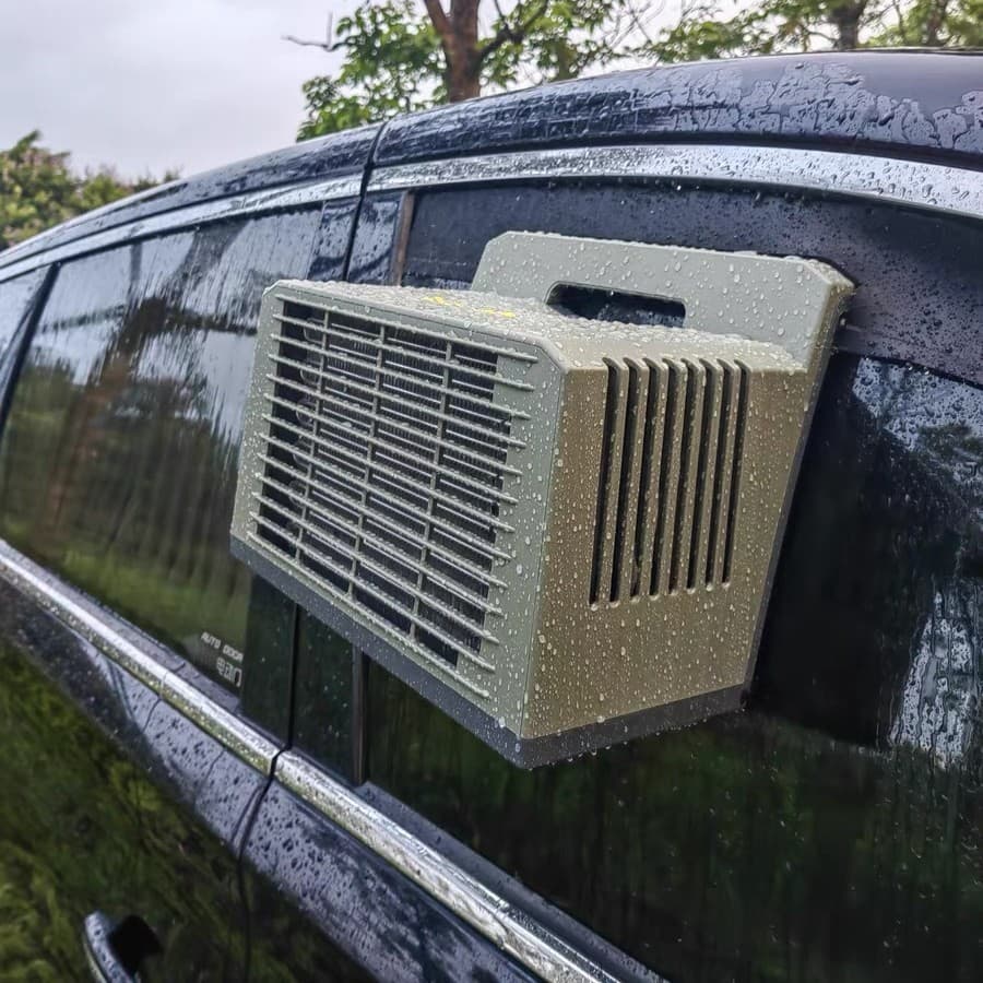 Window-Mounted Air Conditioner CAC2.0 Ductless 48V RV Air Conditioner Tent Car Portable Outdoor Camping Inverter Cooling
